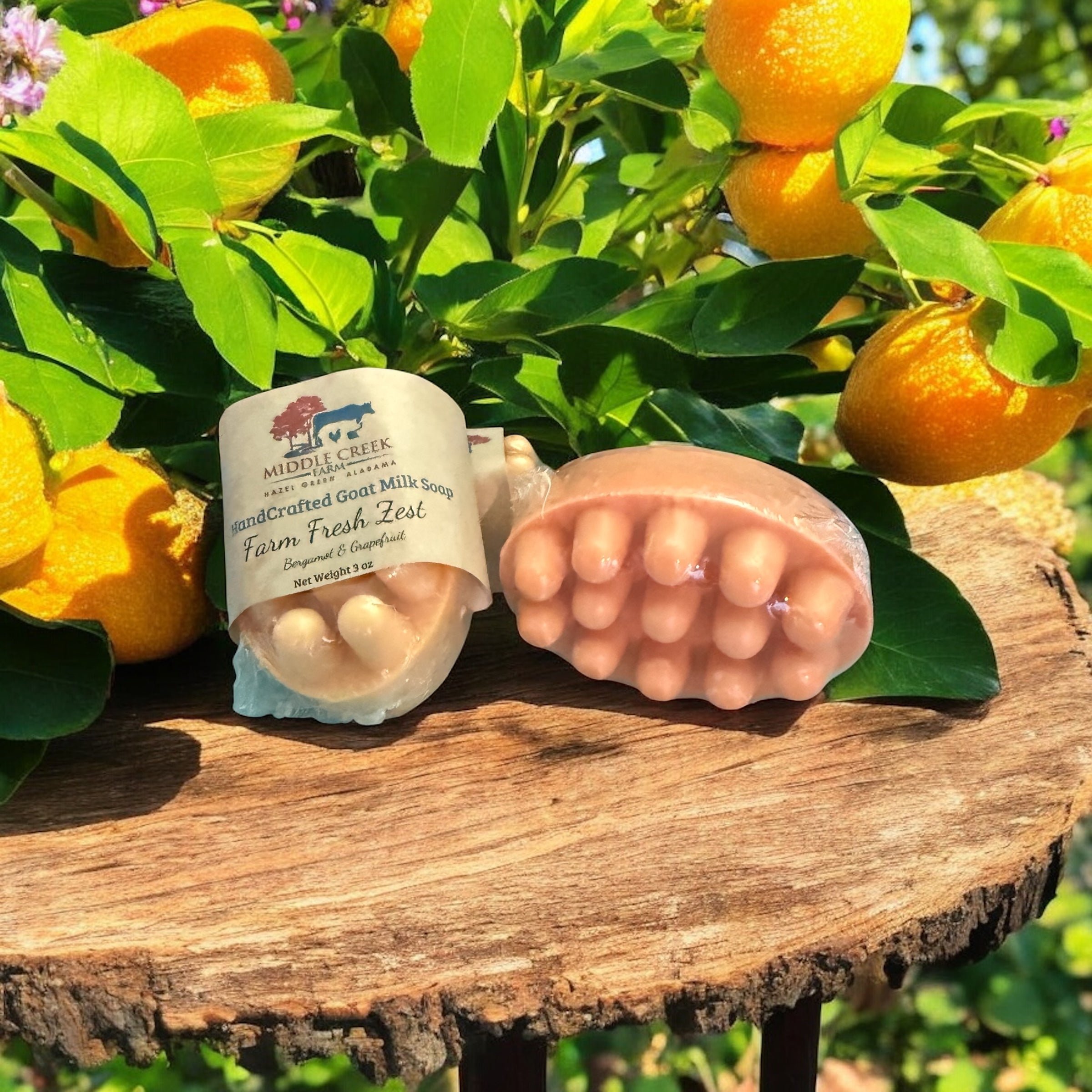 Farm Fresh Zest Goat Milk Massage Bar image 0