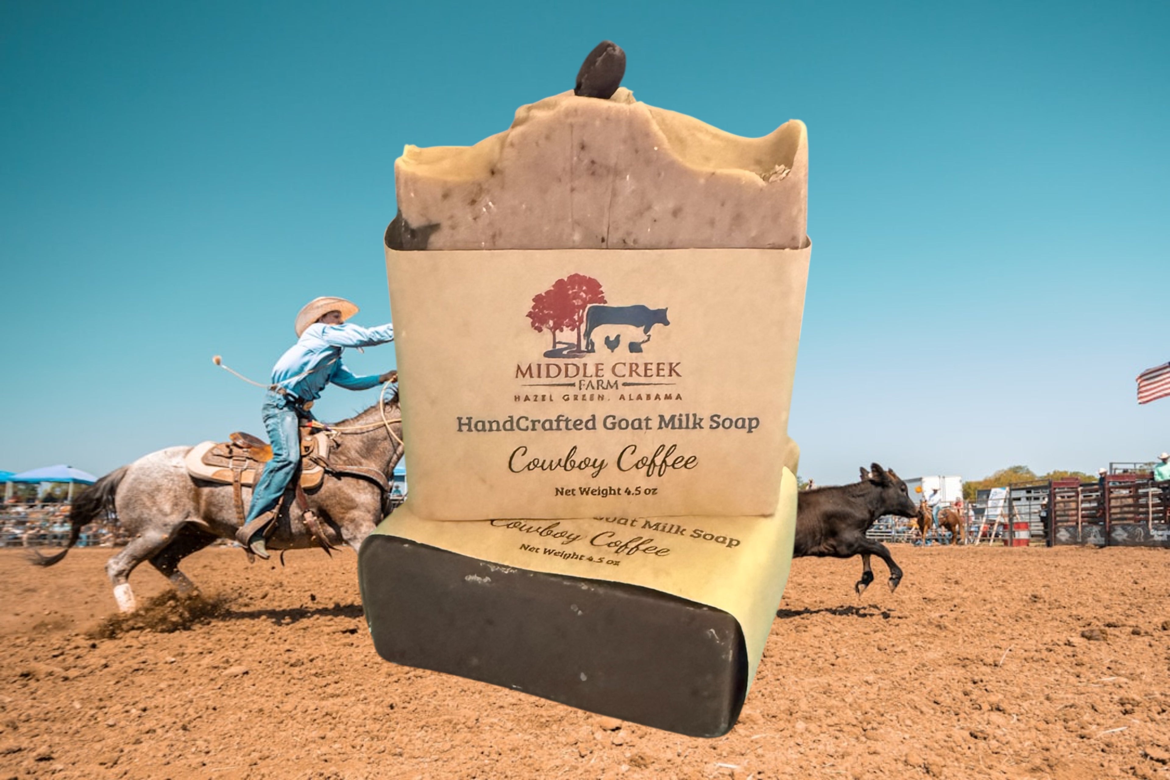 Cowboy Coffee Goat Milk Soap image 0
