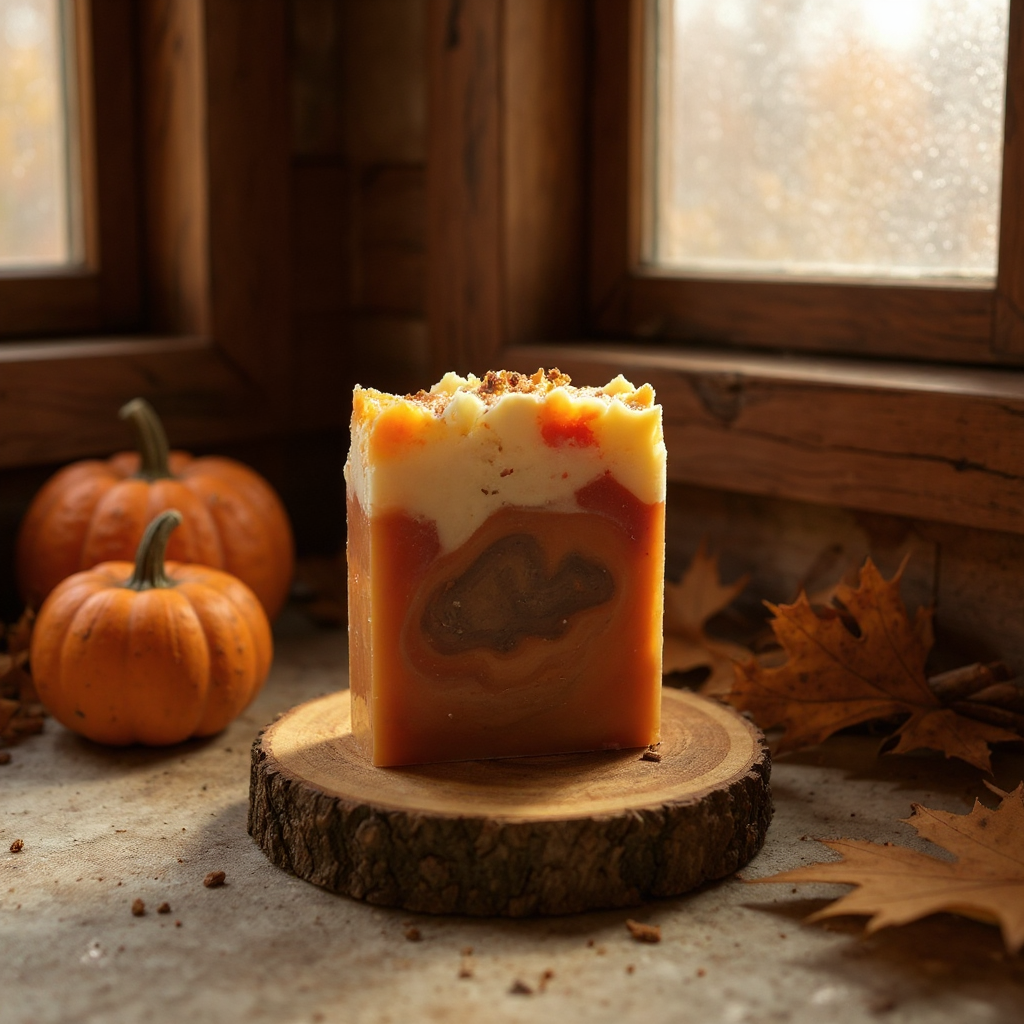 Pumpkin & Flannel Goat Milk Soap