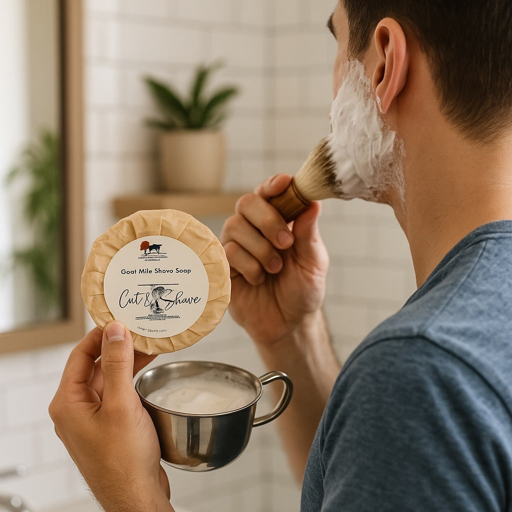 Cut & A Shave Goat Milk Shave Soap image 0
