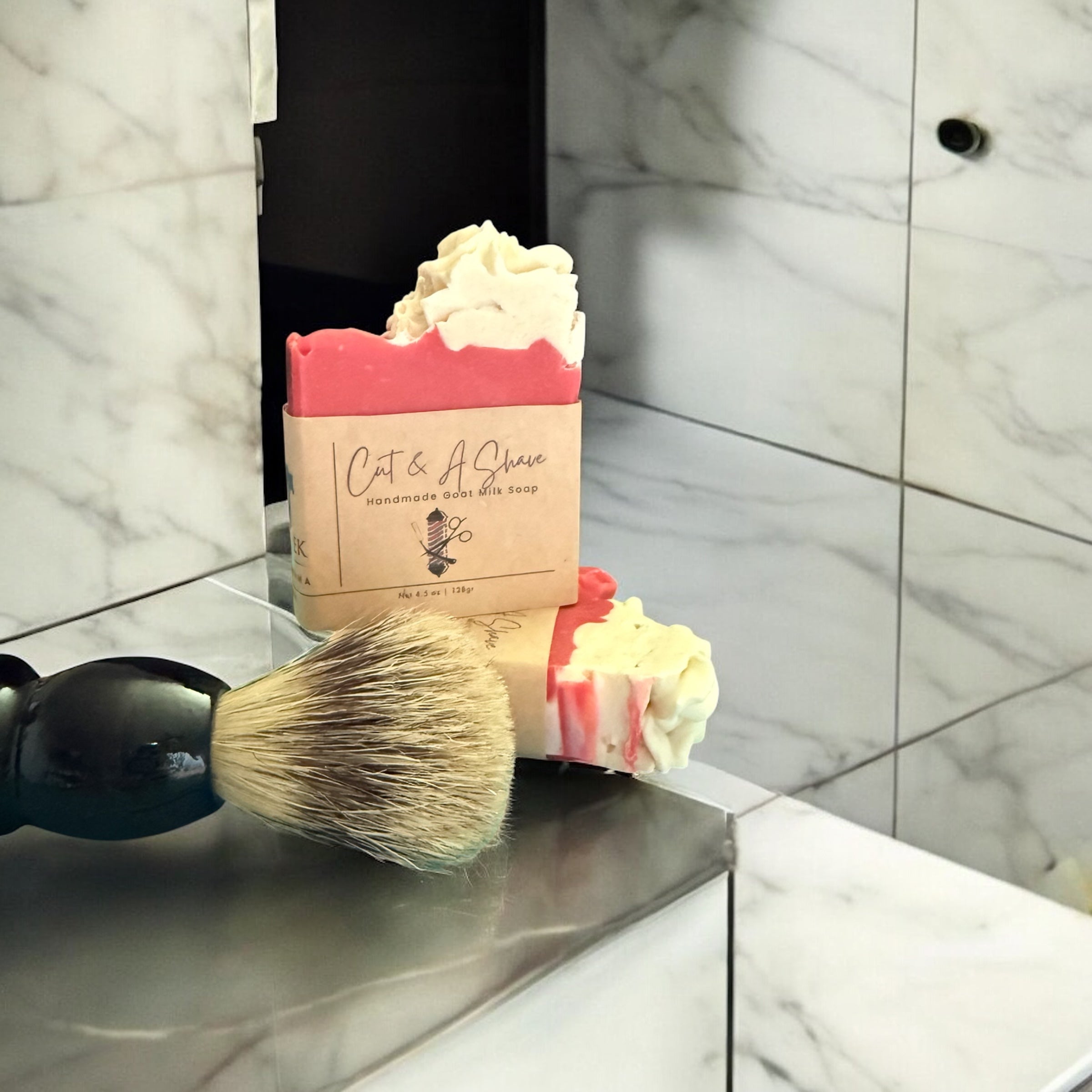 Cut & A Shave Goat Milk Soap image 0
