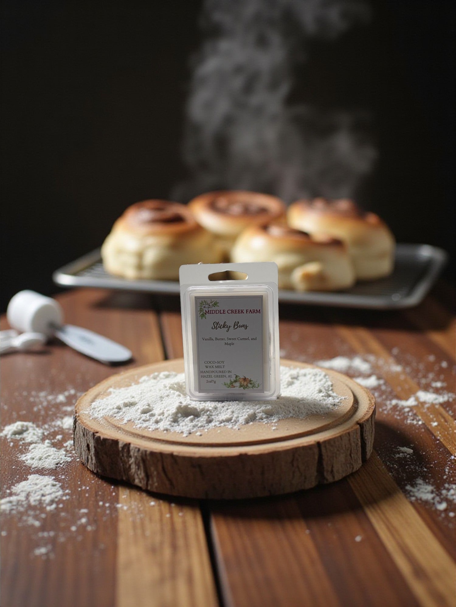 Hand Poured 2oz Sticky Buns Wax Melt