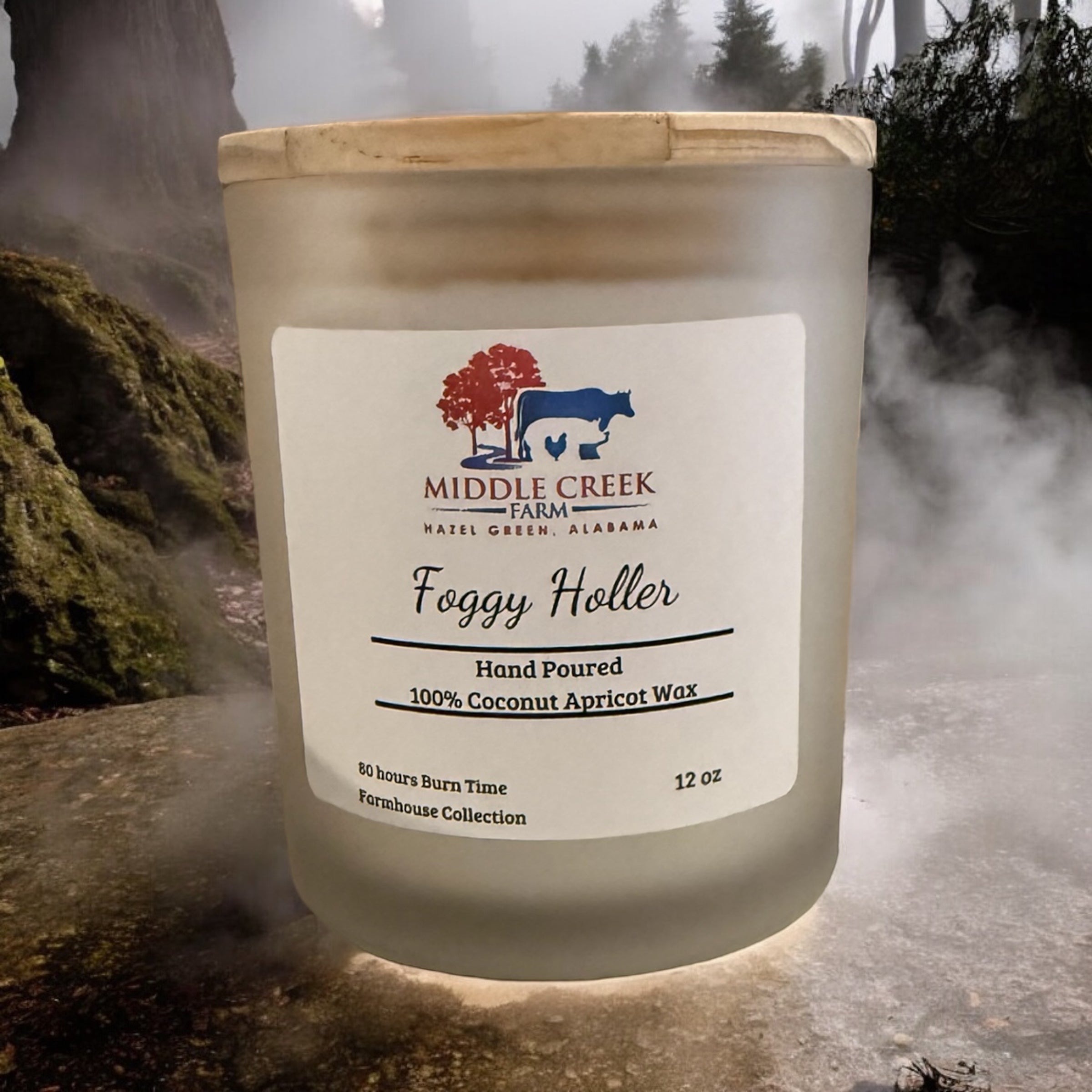Foggy Holler Hand Poured Candle image 0