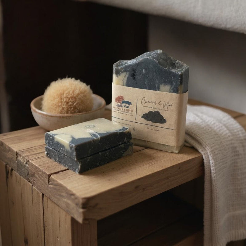 Charcoal & Sea Mud Goat Milk Soap