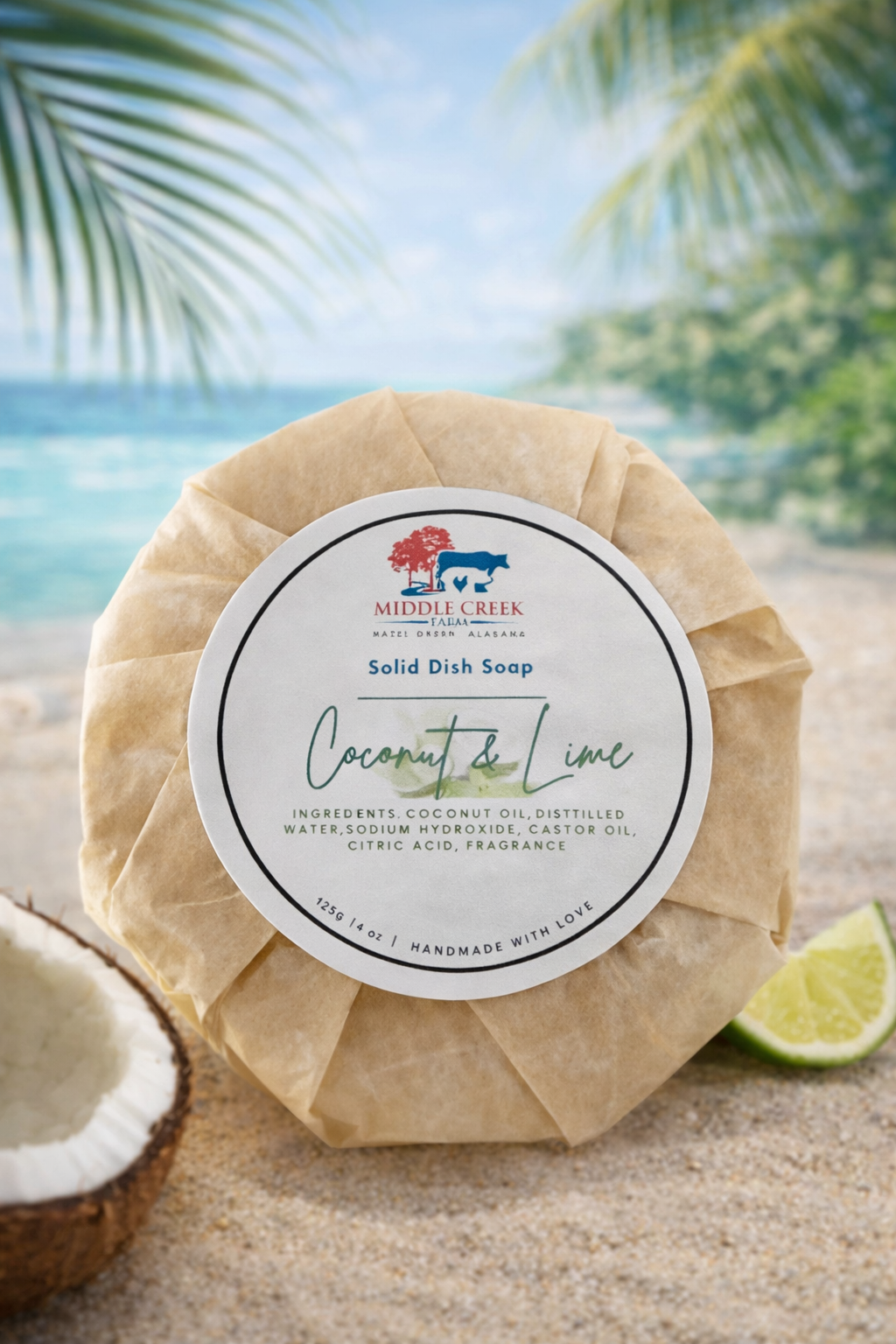 Solid Dish Soap Puck