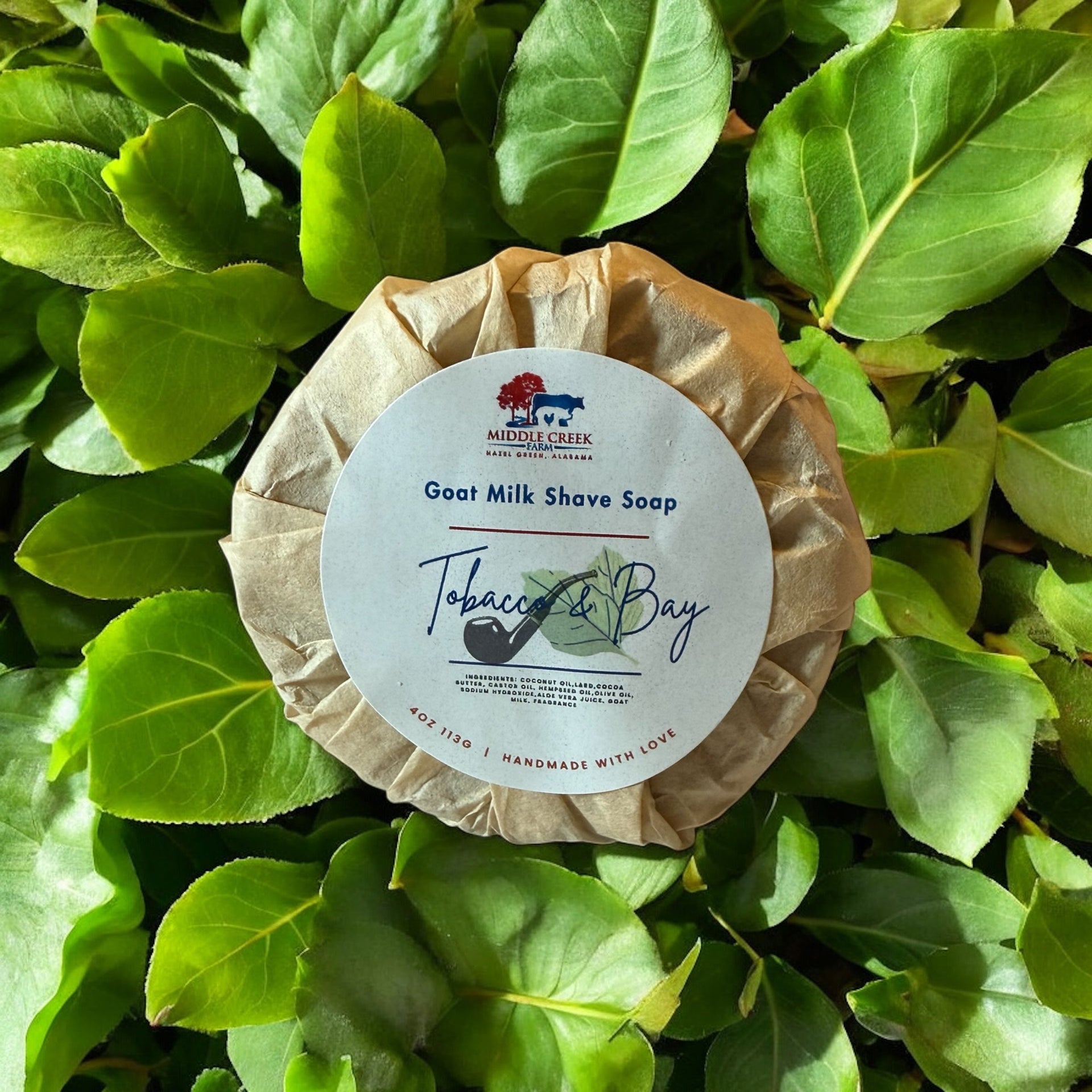 tobacco shave soap Tobacco & Bay Shave Soap – Middle Creek Farm