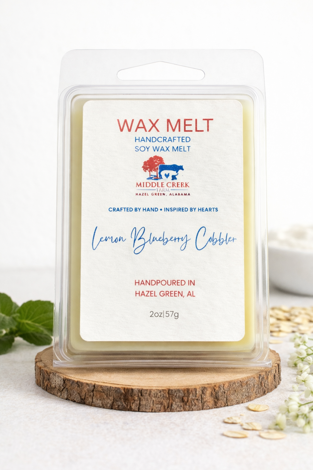 Lemon Blueberry Cobbler Wax Melt