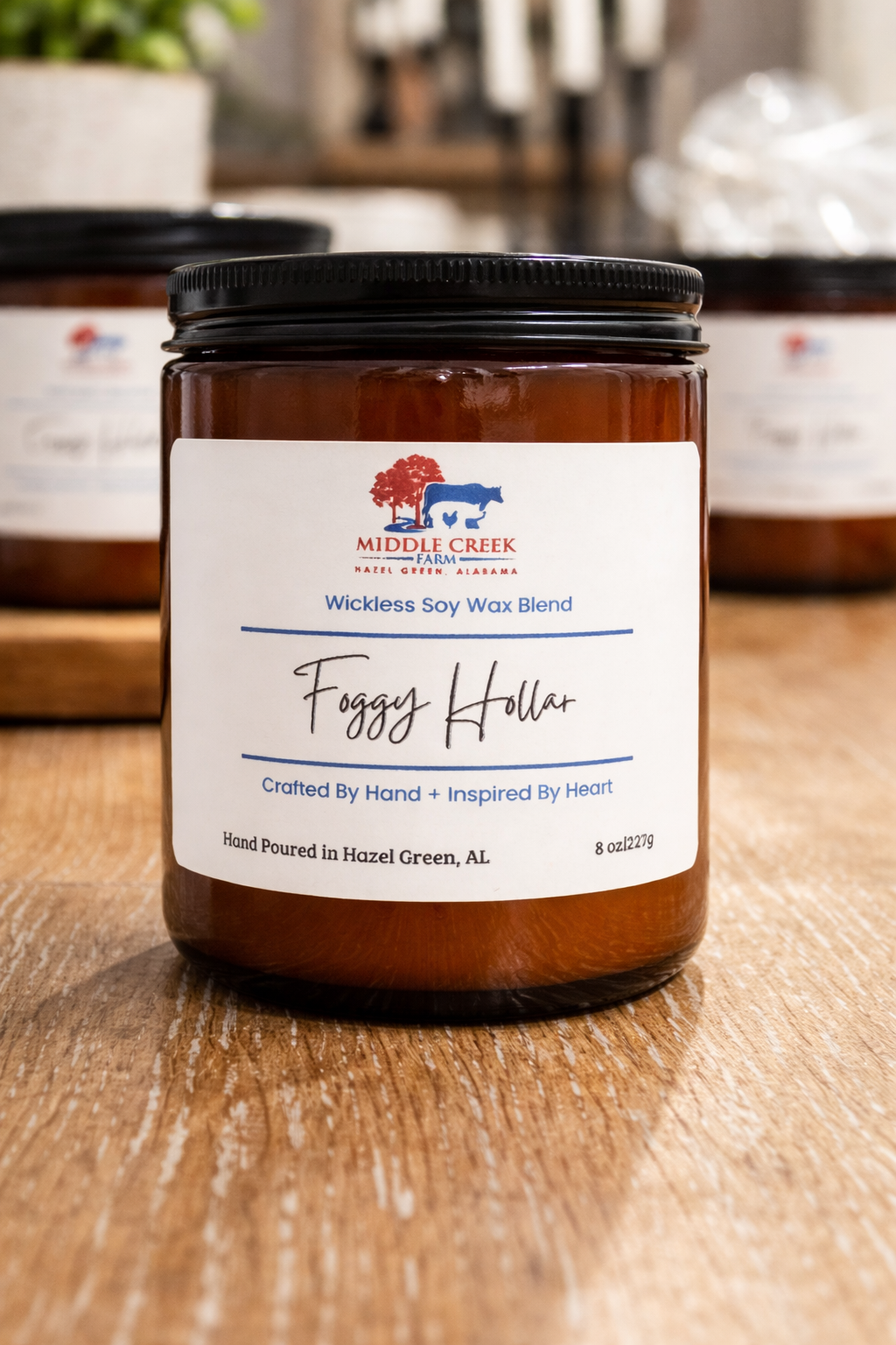 Foggy Hollar Wickless Candle