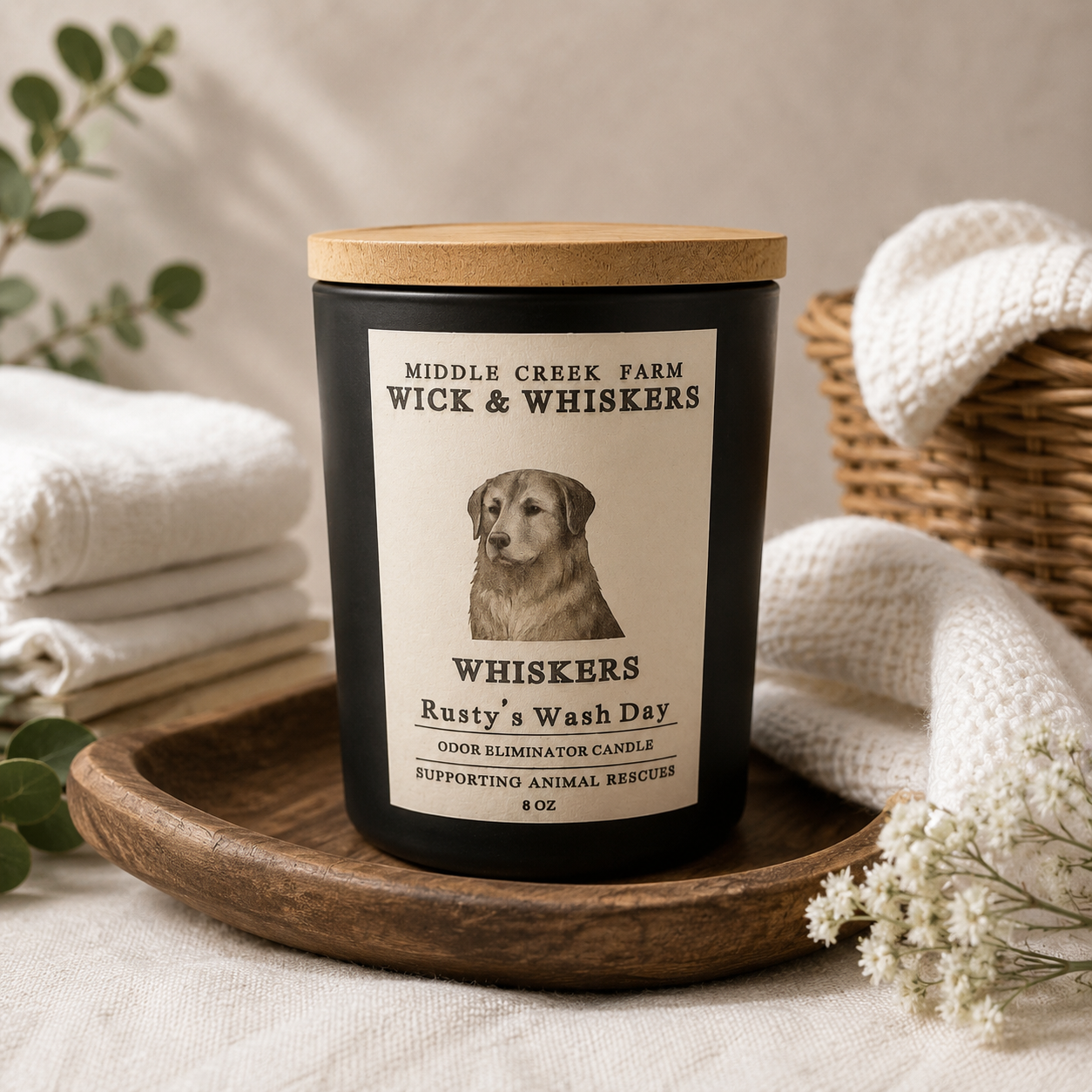 Rusty's Wash Day – Pet Odor Eliminator Candle