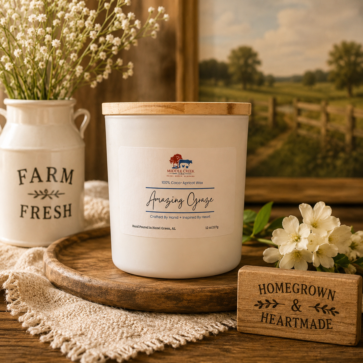 Amazing Graze Hand Poured Candle