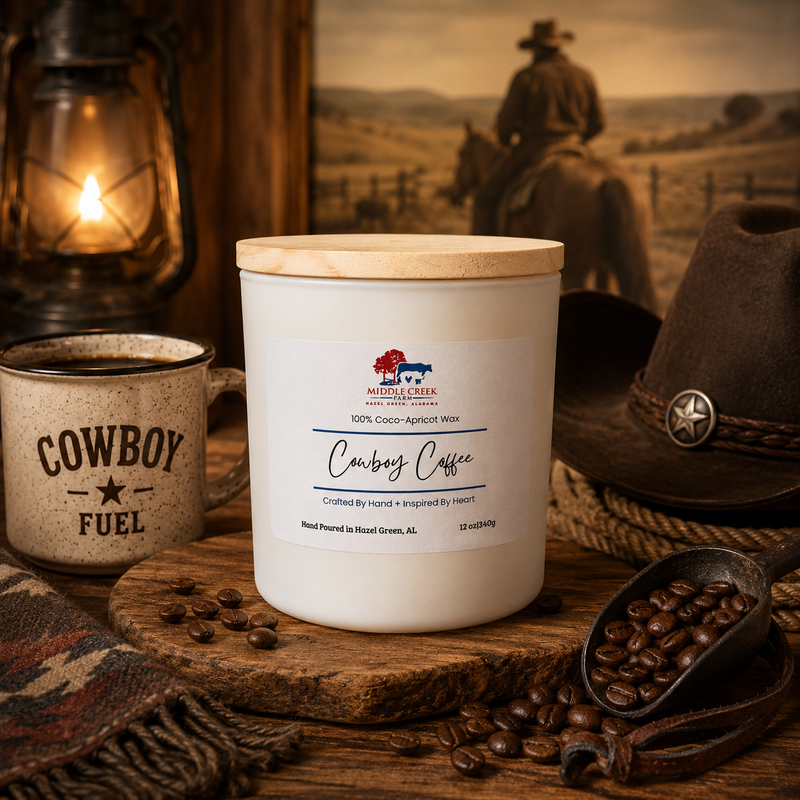 Cowboy Coffee Hand Poured Candle