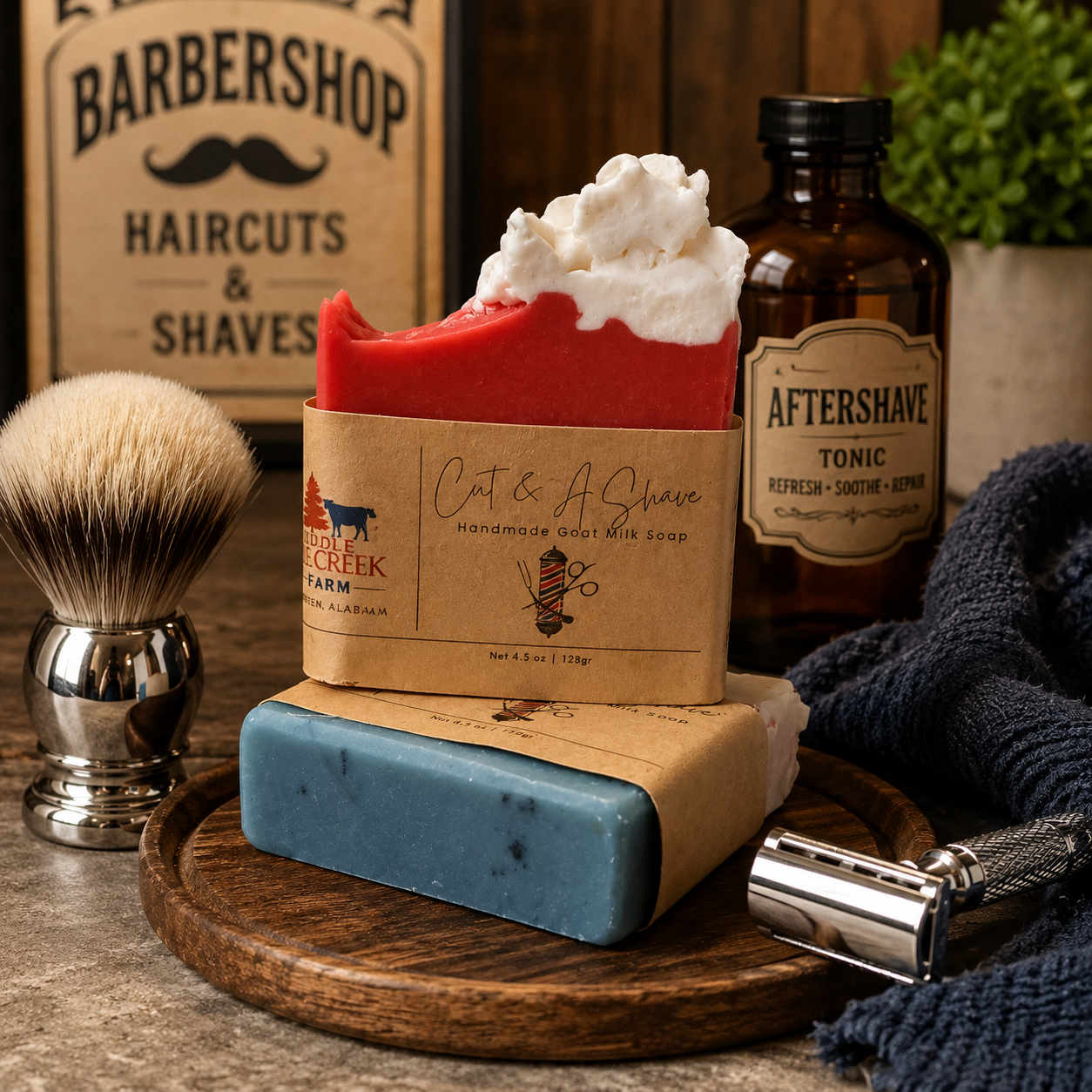 Cut & A Shave Goat Milk Soap