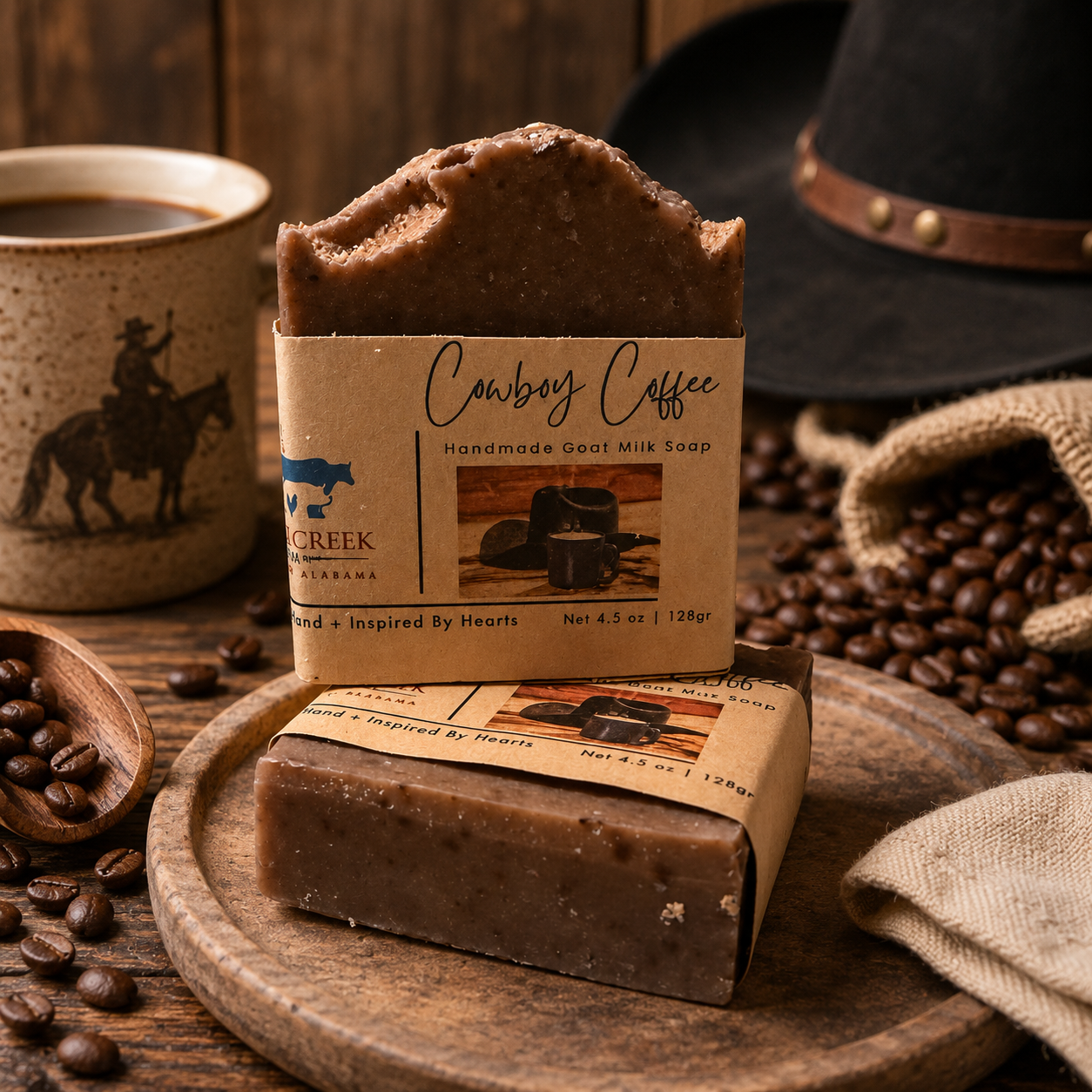 Cowboy Coffee Goat Milk Soap