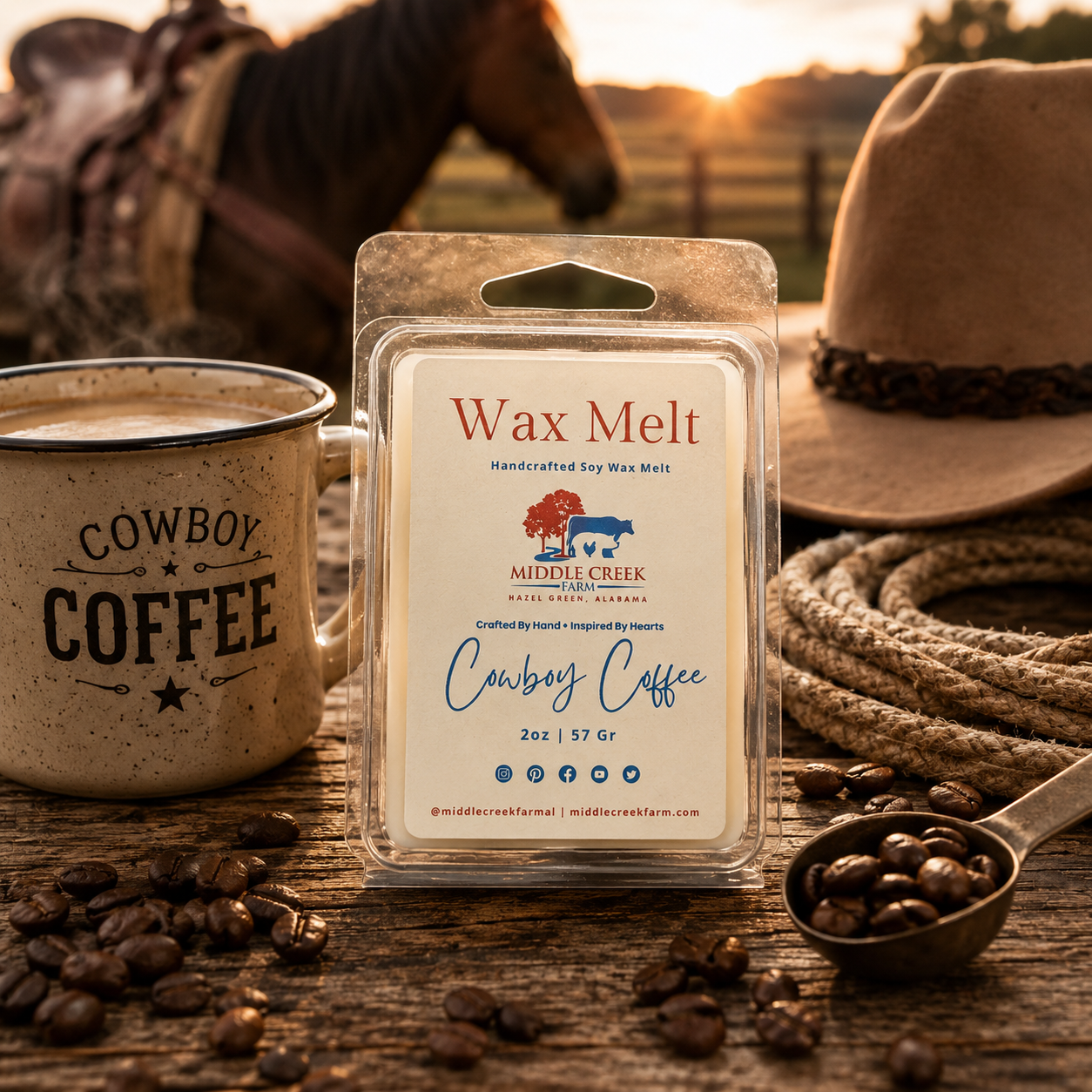 Cowboy Coffee Wax Melt