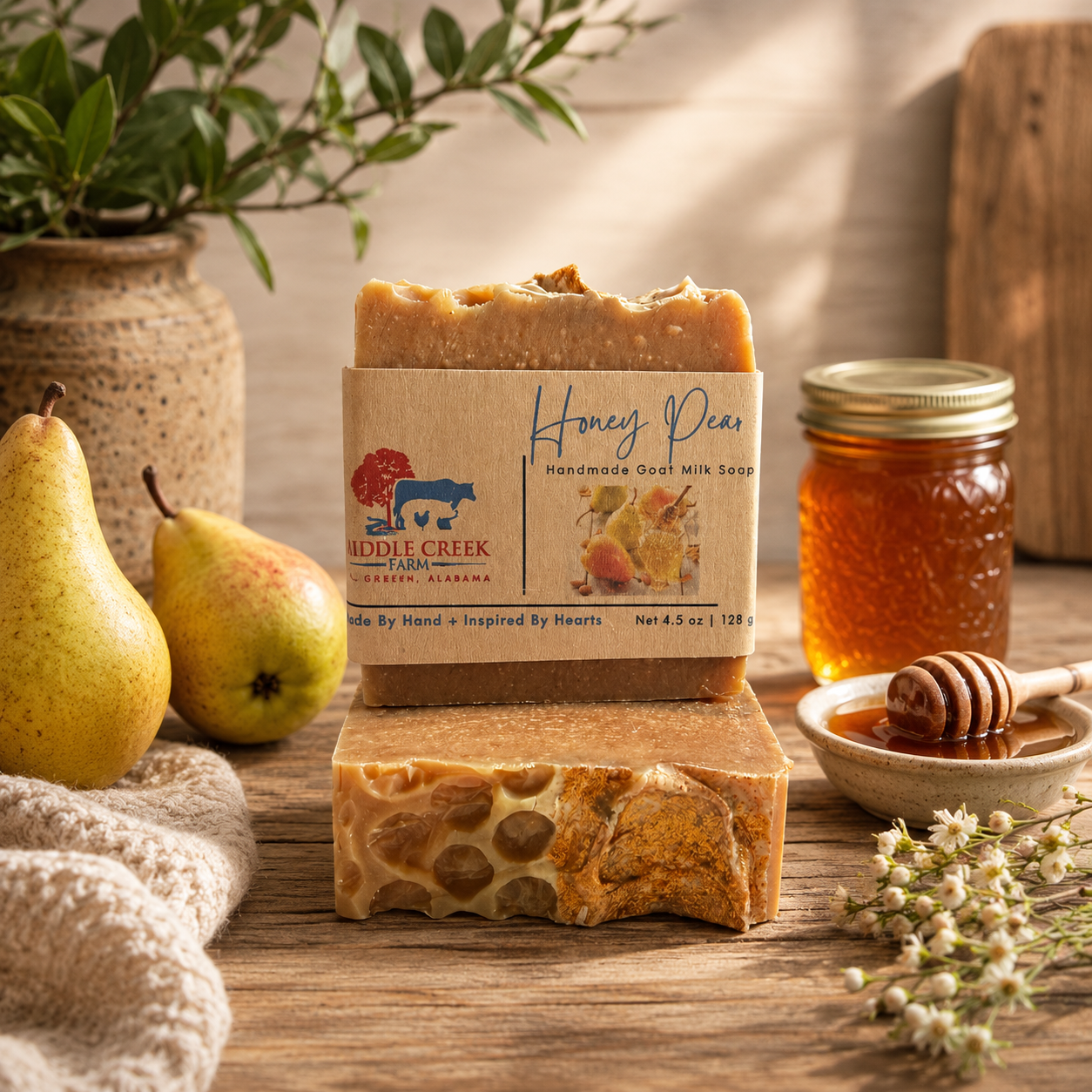 Honey Pear Goat Milk Soap