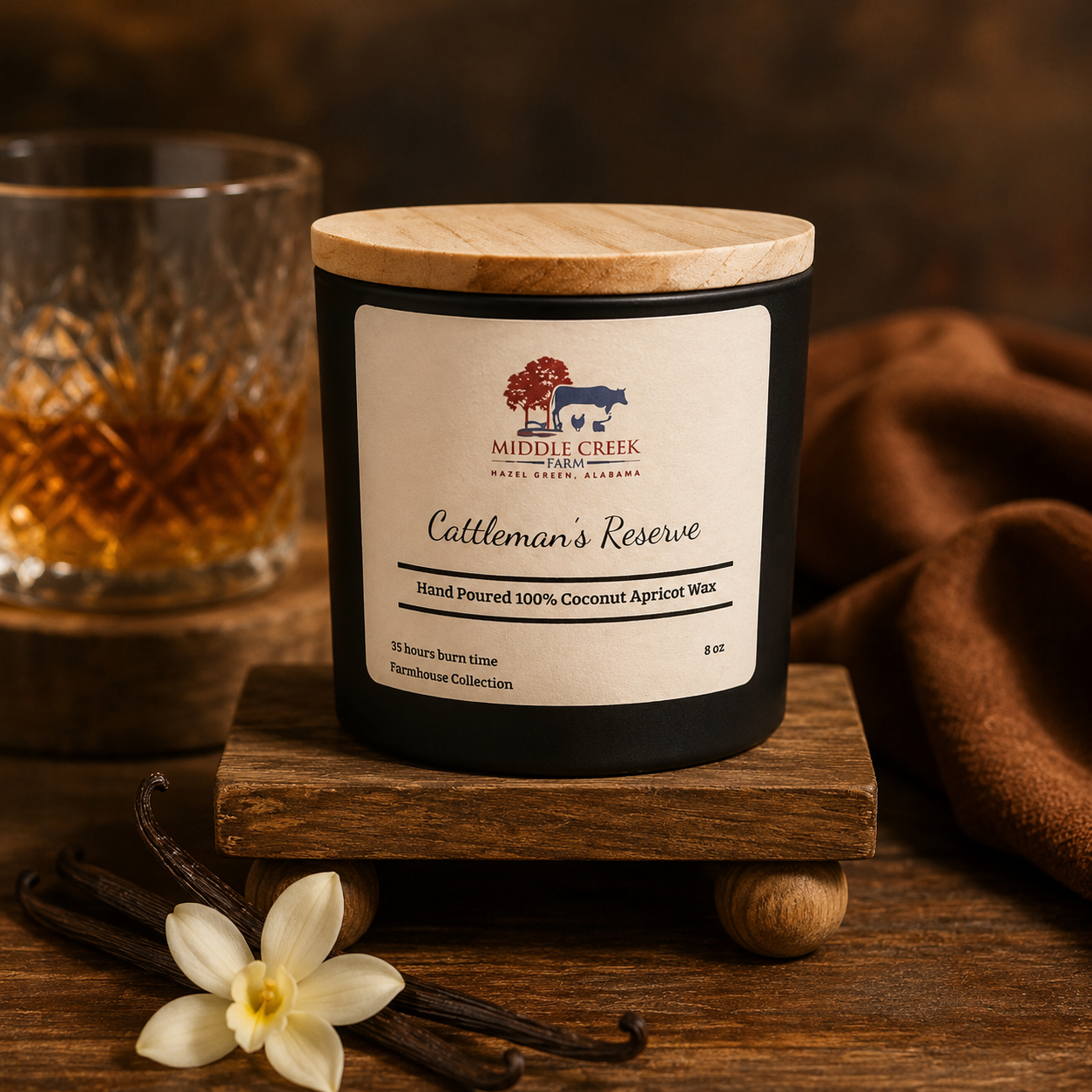 Cattleman’s Reserve Hand Poured Candle