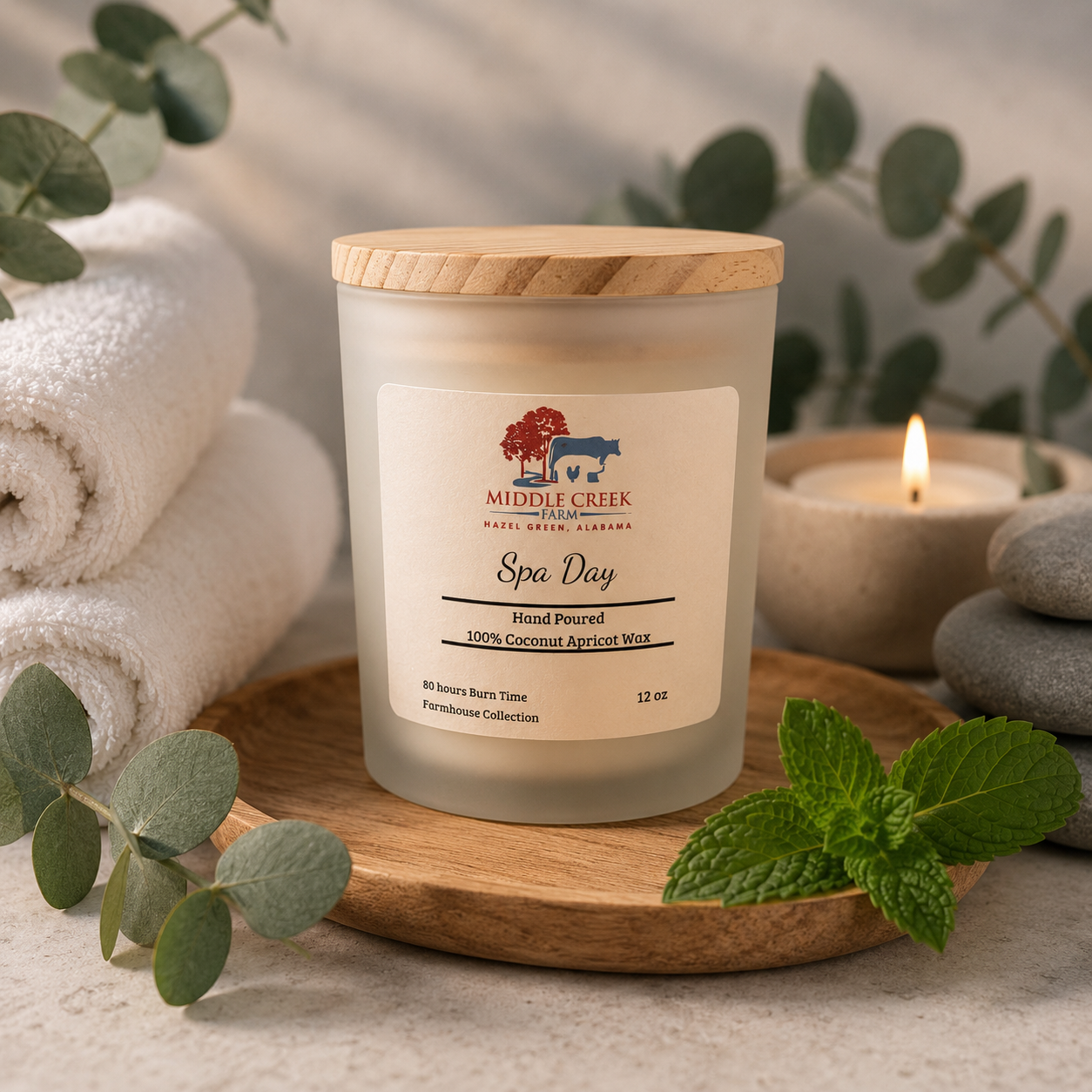 Spa Day Hand Poured Candle