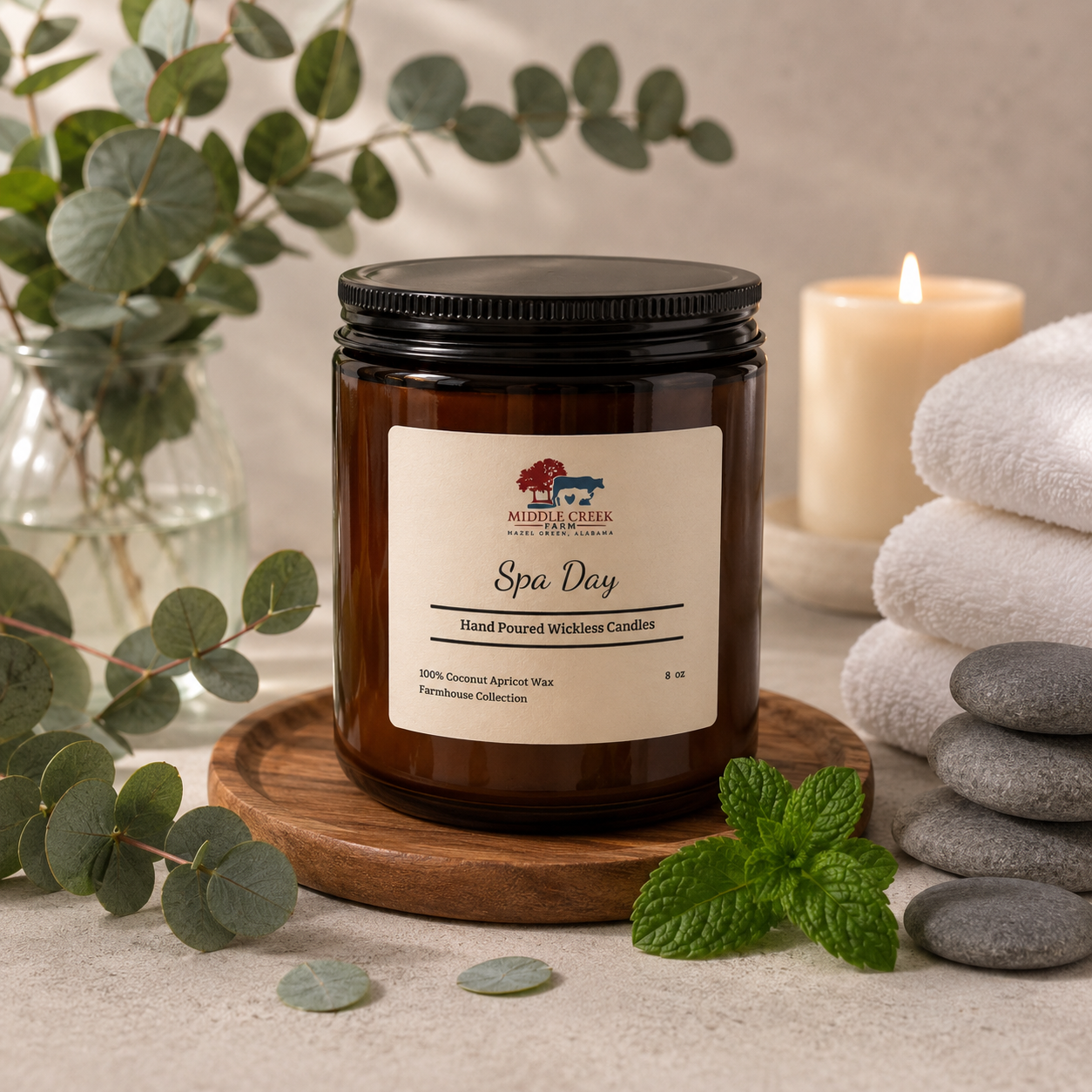 Spa Day Wickless Candle