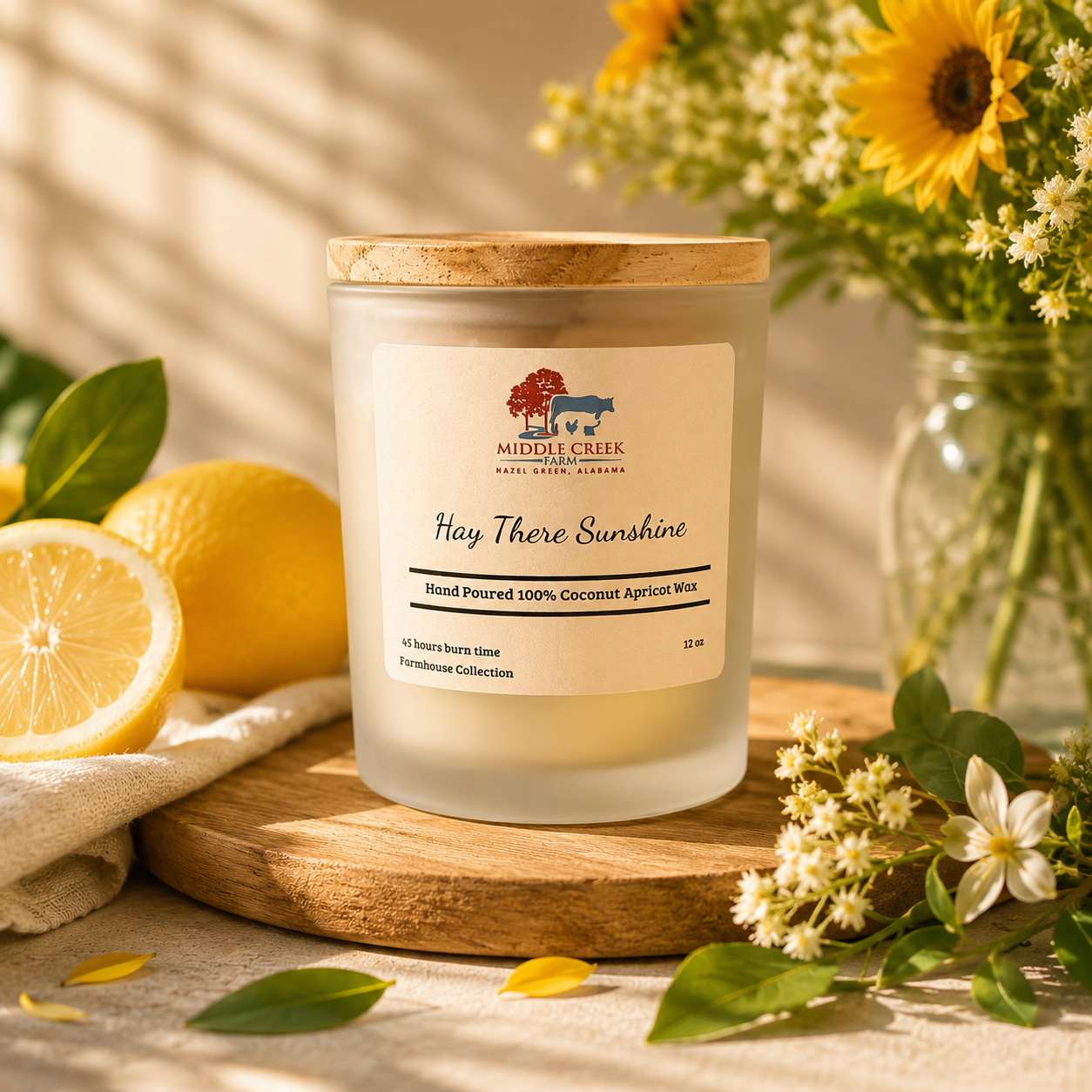 Hay There Sunshine Hand Poured Candle