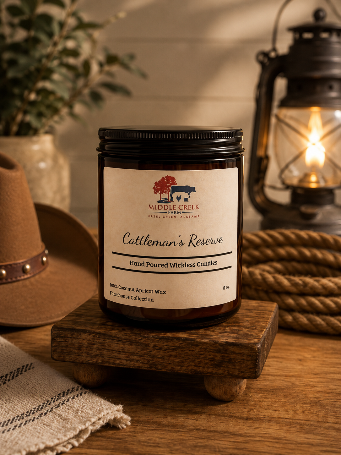 Cattleman’s Reserve Wickless Candle