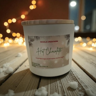 Hot Chocolate Hand Poured Candle