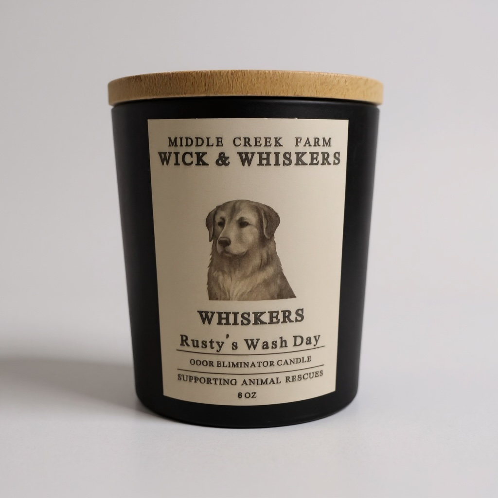 Rusty's Wash Day – Pet Odor Eliminator Candle