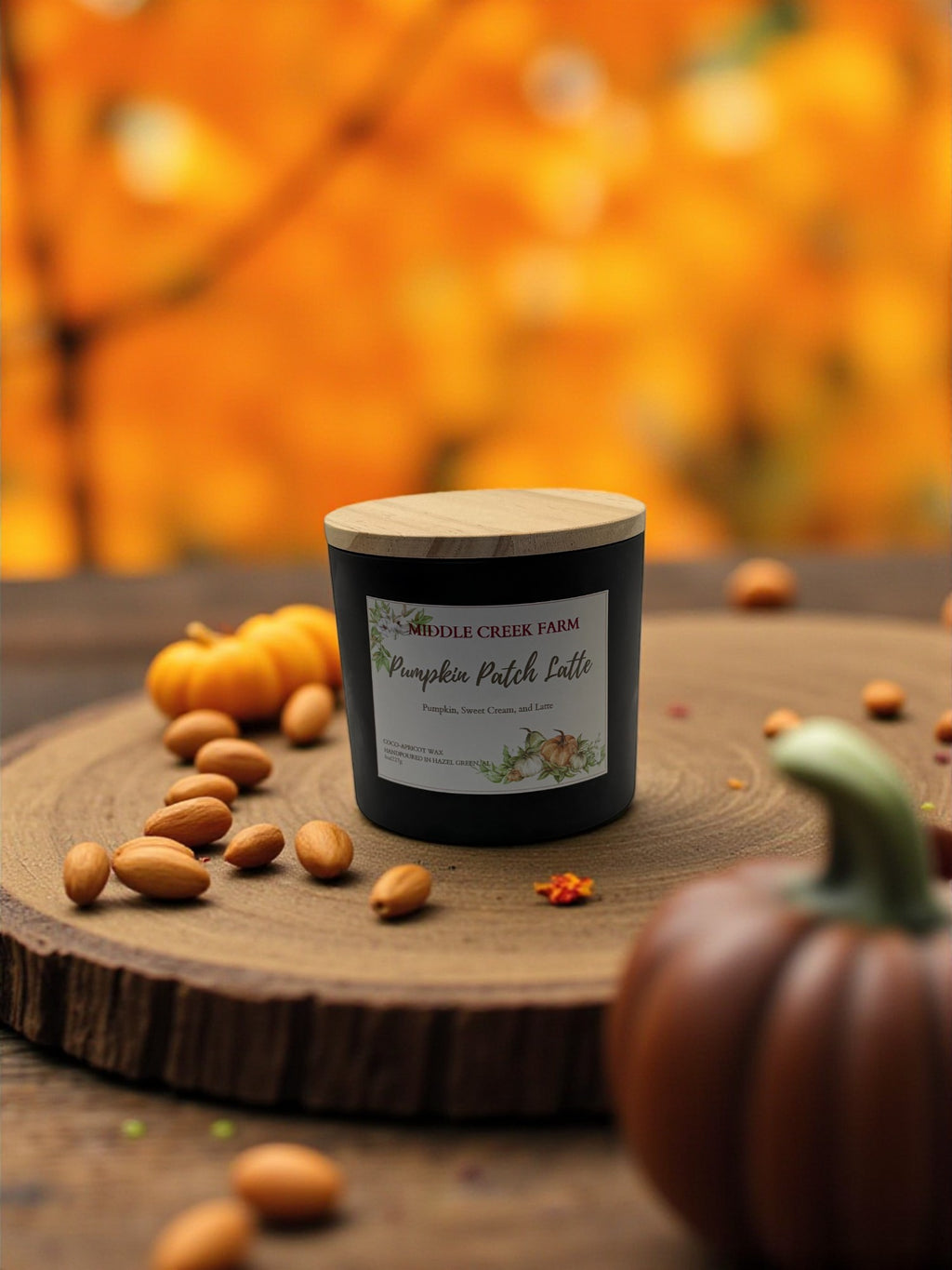 Pumpkin Patch Latte Hand Poured Candle