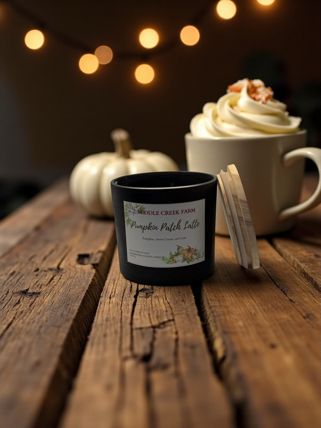 Pumpkin Patch Latte Hand Poured Candle